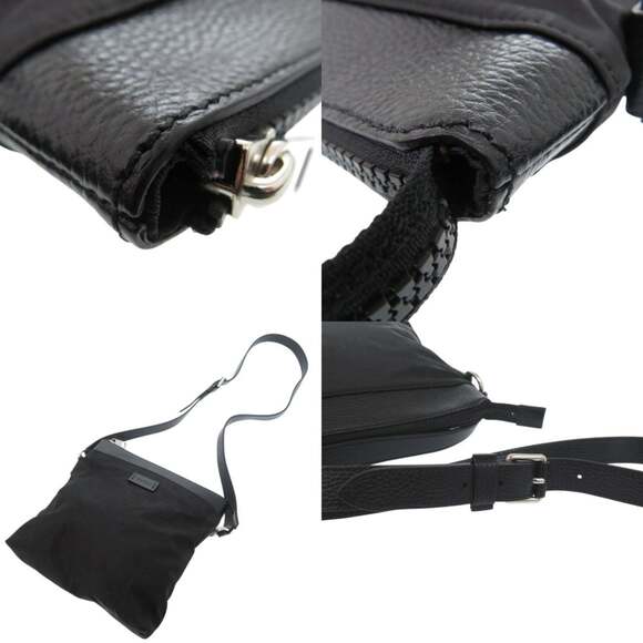 GUCCI Black Leather Shoulder Bag - Picture 9 of 10